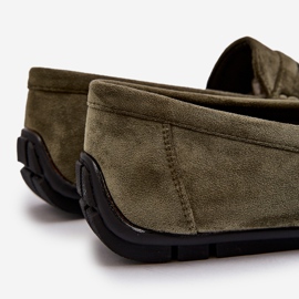 Mocasines de ante para hombre verde oscuro Wesley 2