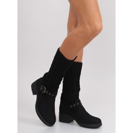Botas de punto negras NC109 negro 1