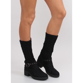 Botas de punto negras NC109 negro 2