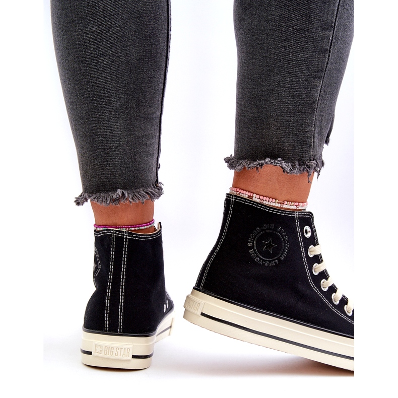 Zapatillas Altas Mujer Big Star NN274283 Negro 4