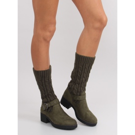 Botas lana NC109 verde 3