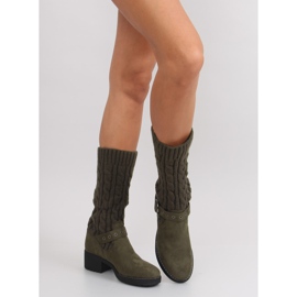 Botas lana NC109 verde 4