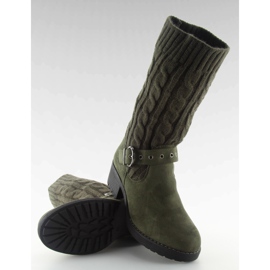 Botas lana NC109 verde 5