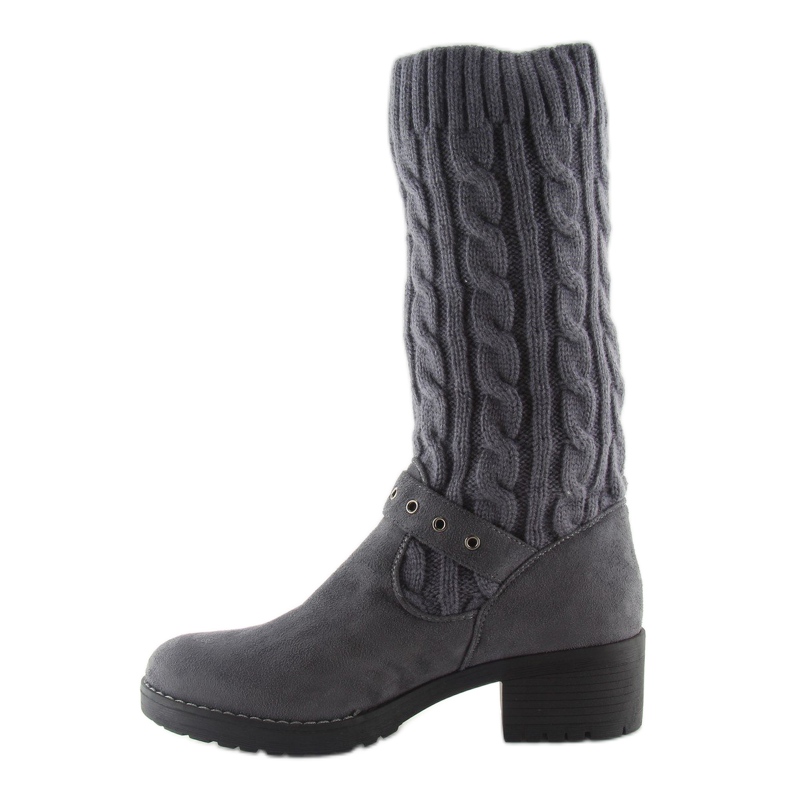 Botas altas con caña NC109 gris 1