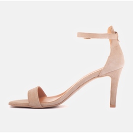 Marco Shoes tacones altos altea beige 3