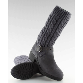 Botas altas con caña NC109 gris 5