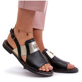 Zazoo 40385 Sandalias Mujer Piel Negro 9