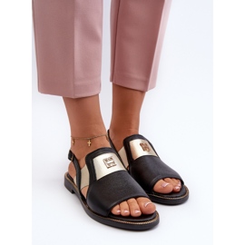 Zazoo 40385 Sandalias Mujer Piel Negro 5