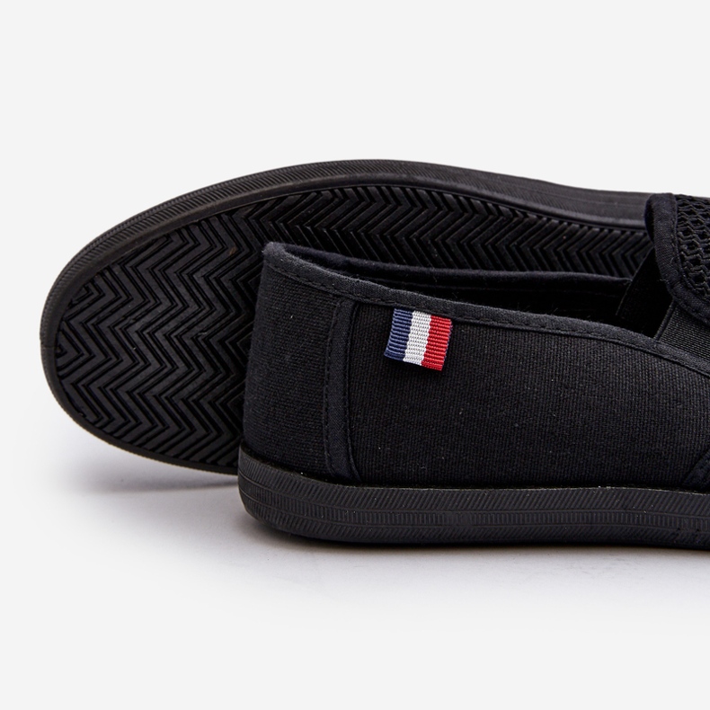 Zapatillas Deportivas Caladas para Hombre Zapatillas Negras Koboru negro 2