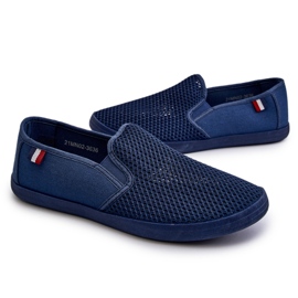 Zapatillas Deportivas Caladas para Hombre, Azul Marino Koboru 7