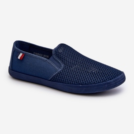 Zapatillas Deportivas Caladas para Hombre, Azul Marino Koboru 5