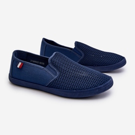 Zapatillas Deportivas Caladas para Hombre, Azul Marino Koboru 1 Zapatillas Deportivas Caladas para Hombre, Azul Marino Koboru 1