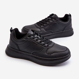 Zapatillas Deportivas Ligeras Para Hombre Con Plataforma En Piel Ecológica, Negro Uziran 1 Zapatillas Deportivas Ligeras Para Hombre Con Plataforma En Piel Ecológica, Negro Uziran 1