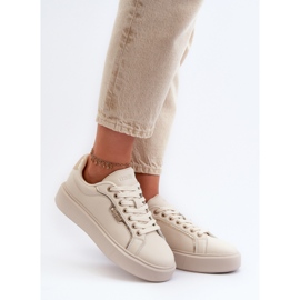 Zapatillas Mujer Big Star NN274334 Memory Foam System Beige 3
