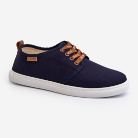 Zapatillas Hombre Big Star NN176002 Memory Foam System Azul Marino 4