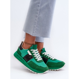 Zapatillas Mujer Plataforma Big Star NN274501 Memory Foam System Verde 5