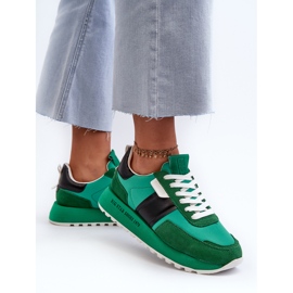 Zapatillas Mujer Plataforma Big Star NN274501 Memory Foam System Verde 8