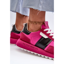 Zapatillas de Mujer con Plataforma Big Star NN274500 Memory Foam System Fucsia rosa 1