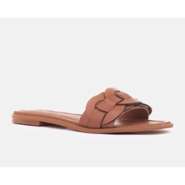 Marco Shoes Chanclas Ávilla marrón 1