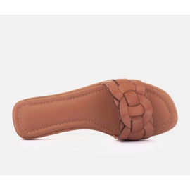 Marco Shoes Chanclas Ávilla marrón 4