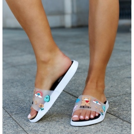 Pantuflas negras con parte superior de goma Diaspa negro 1