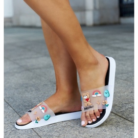 Pantuflas negras con parte superior de goma Diaspa negro 2
