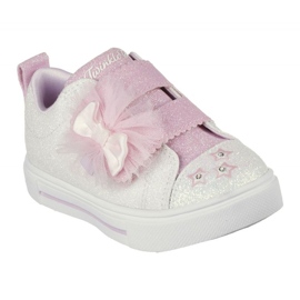 Zapatos Skechers Glitter Gems 314778N Wpk blanco 1
