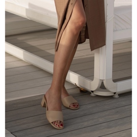 Marco Shoes Chanclas Puerto Rey beige 1