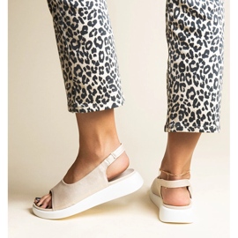 Sandalias slip-on doradas con brillo Taylak dorado 2