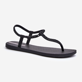 Sandalias Chanclas De Mujer Con Purpurina 26914 Ipanema Class Brilha Fem Negro 1