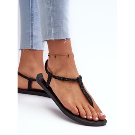Sandalias Chanclas De Mujer Con Purpurina 26914 Ipanema Class Brilha Fem Negro 7