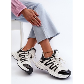 Zapatillas Mujer Blancas y Negras Ahmani blanco 5