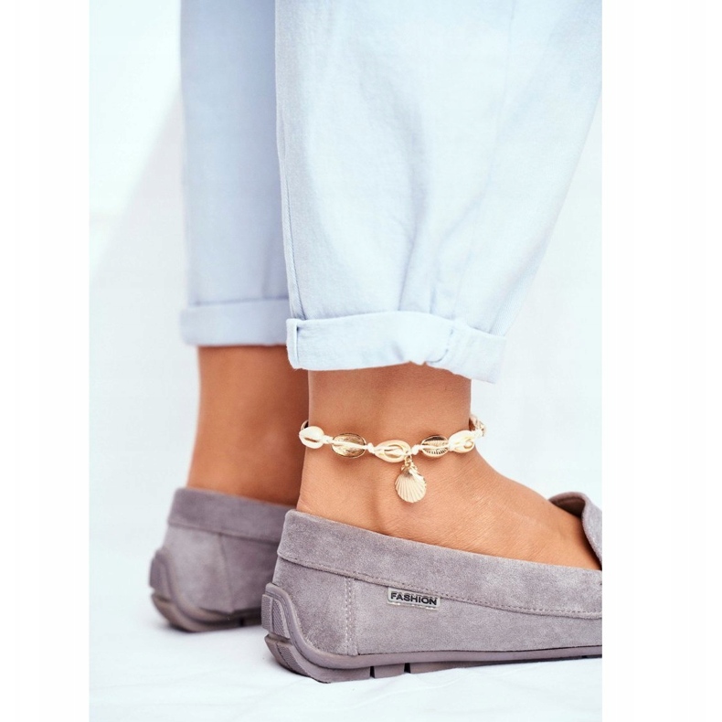 Evento Mocasines Mujer, Ante Gris 3