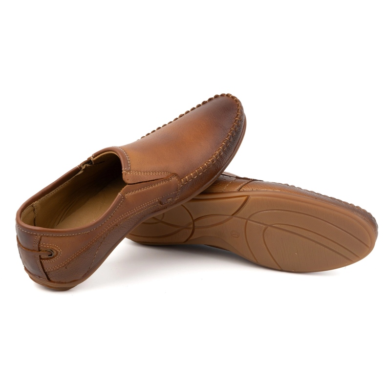 Olivier Mocasines hombre piel 4206 marrón 4