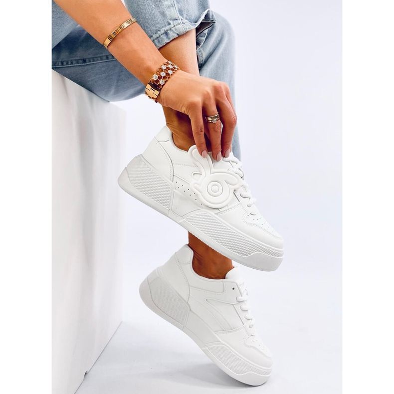 Zapatillas Broady Allwhite con plataforma blanco 2 Zapatillas Broady Allwhite con plataforma blanco 2