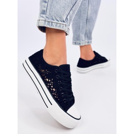 Zapatillas Ferrie de encaje negro 3