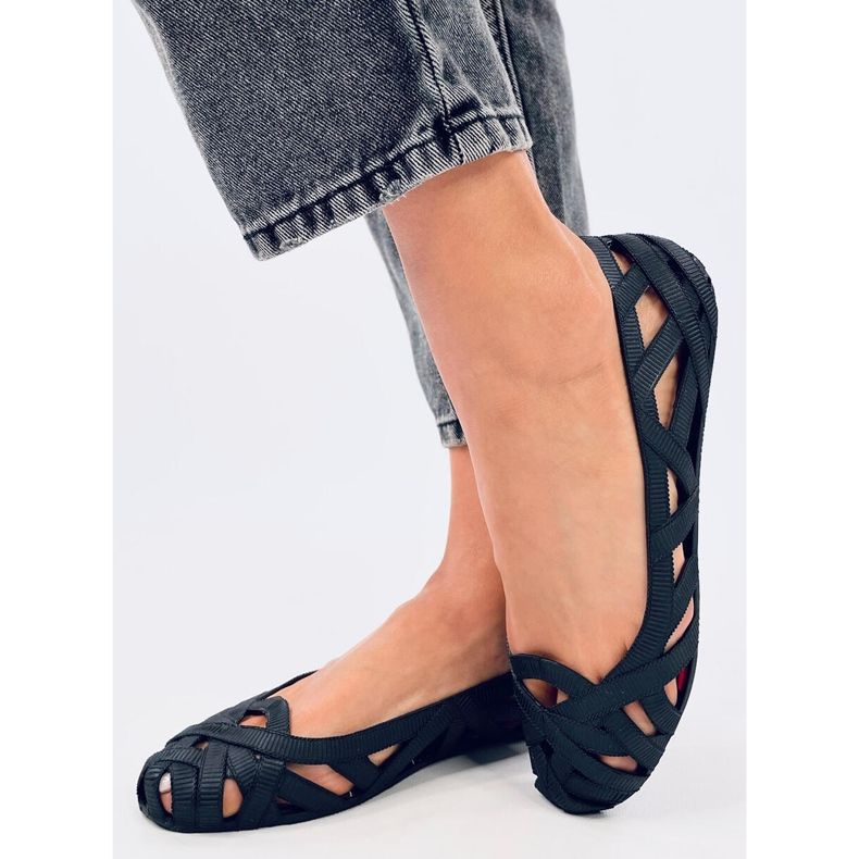 Meliski Chassa Bailarinas caladas negras negro 2 Meliski Chassa Bailarinas caladas negras negro 2