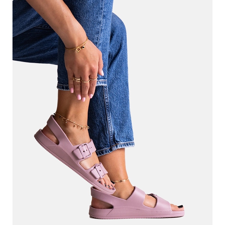 Sandalias Big Star moradas LL274744 púrpura 1