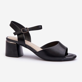 Sandalias Mujer Tacón Bajo Piel Ecológica Sergio Leone SK876 Negro 1 Sandalias Mujer Tacón Bajo Piel Ecológica Sergio Leone SK876 Negro 1