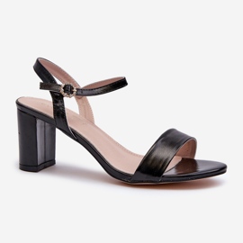 Sandalias de tacón alto Glindra negras negro 1