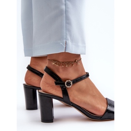 Sandalias de tacón alto Glindra negras negro 5
