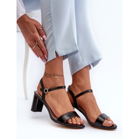 Sandalias de tacón alto Glindra negras negro 7