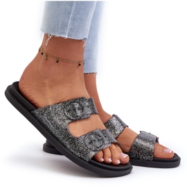 Chanclas Mujer Glitter Con Hebillas 83530 Ipanema Follow Fem Negro 9
