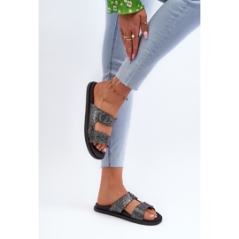 Chanclas Mujer Glitter Con Hebillas 83530 Ipanema Follow Fem Negro 2