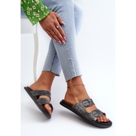 Chanclas Mujer Glitter Con Hebillas 83530 Ipanema Follow Fem Negro 3