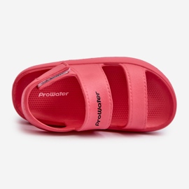 Sandalias ligeras de espuma con velcro ProWater PRO-24-05-02K Rosa 2