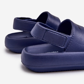 Sandalias ligeras de espuma con velcro ProWater PRO-24-05-01K Azul marino 1