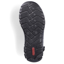 Sandalias hombre Rieker 26770-00 cómodas negras integradas negro 1