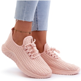 Zapatillas Deportivas Mujer Tejido Ligero Rosa Xalara rosado 9