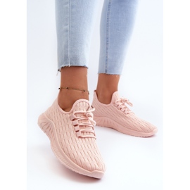 Zapatillas Deportivas Mujer Tejido Ligero Rosa Xalara rosado 3